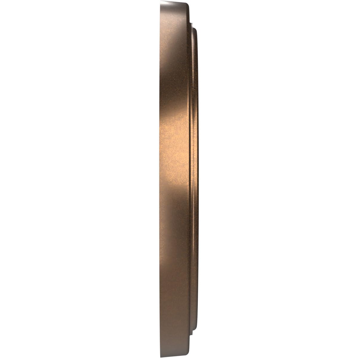 10Od X 3 1/2Id X 1 1/8P Traditional Thermoformed Pvc Ceiling Medallion (Fits Canopies Up To 5 1/2), Metallic Antique Brass