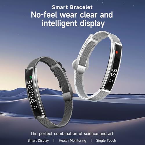 LICNPHLL Smart Bracelet,Activity&Fitness Trackers,Touch Screen/Sleep Tracker/Heart Rate/Blood Oxygen,5ATM Waterproof,Multi...