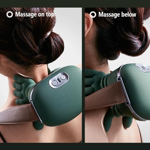 Aocesk ZoserX - Bionic Heated Massager, Portable Shiatsu Neck and Back Massager, Electric Deep Tissue 4D Kneading Massage,...