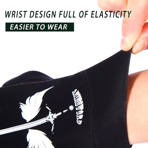 ANIMSWORD Breathable and Comfortable Billiard Pool Gloves Fits on Left Hand or Right Hand 3 Finger for Snooker Cue Sport G...