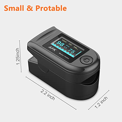 Dr.Oxi Pulse oximeter fingertip, Blood Oxygen Saturation Monitor , Portable Blood Oxygen Saturation Monitor for Heart Rate...