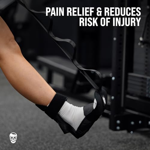 Gymreapers Foot and Calf Stretcher for Plantar Fasciitis, Achilles Tendonitis, Rehabilitation - Flex Strap for Physical Th...