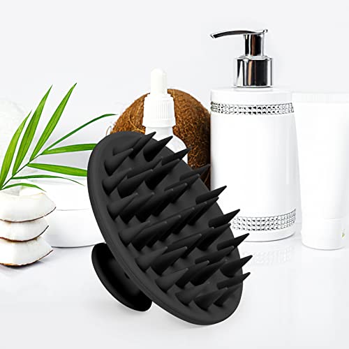 Meartchy Silicone Scalp Massager Shampoo Brush, Scalp Brush for Hair Growth & Dandruff Removal, Hair Scrubber Scalp Stimul...