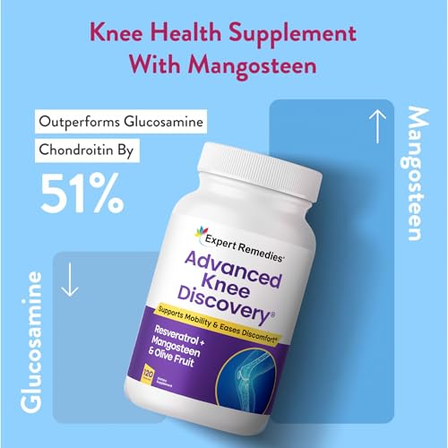 Advanced Knee Discovery Knee Joint Support Supplement, Outperforms Glucosamine Chondroitin with Fast Acting Blend of Mango...