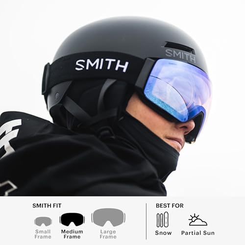 SMITH I/O MAG Snow Goggles – Adult Ski & Snowboarding Goggles with Everyday lens + Interchangeable Lens – for Men & Women