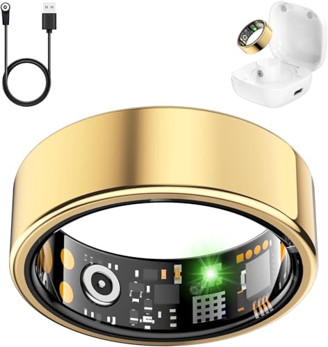 REWSX Smart Health Ring for Women Men, Fitness Tracker Ring with Heart Rate, Blood Oxygen, Sleep Tracker, Step Tracker, No...