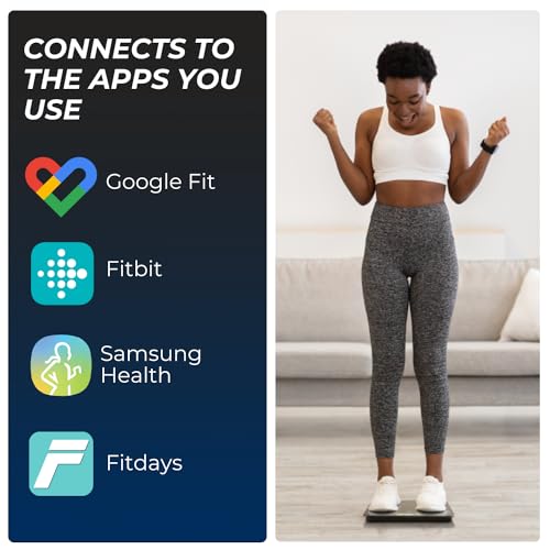 COUNTO Smart Scale- Digital Scale Measuring Body Parameters| Smart Bluetooth Body Fat Measurement Device, Body Composition...