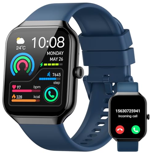 Smart Watch for Men Women (Answer/Make Call), 1.96"HD Smartwatch with Heart Rate/Sleep Monitor/Pedometer, 113+ Sports Fitn...