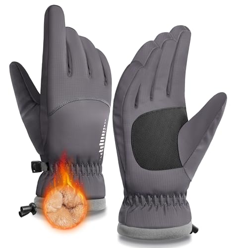 SIMARI Winter Waterproof Warm Gloves Women Men with Touchscreen Fingers, Ski Snow Windproof for Cold Weather Thermal, for ...