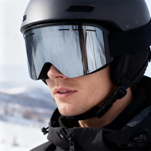 MXJ Gear Ski Goggles Over Glasses,YH359 Snowboard Goggles,Anti-Fog UV400 Protection Snow Goggles for Adult
