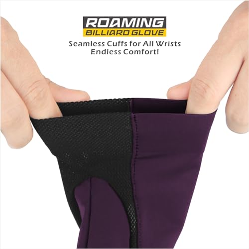 Roaming Billiard Shooters Carom Pool Snooker Cue Sport Glove Fits on Left or Right Hand for Men Women