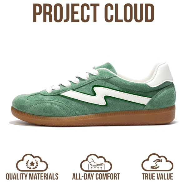 Project Cloud Fashion Sneakers for Women 2026 - Lace-Up Shoes Trendy Women Sneakers with Memory Foam Insole Women's Fashio...