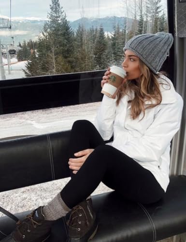 Women's Fleece Lined Leggings Weather Thick Thermal Warm Winter Tights Butt Lift High Waist Tummy Control Yoga Pants