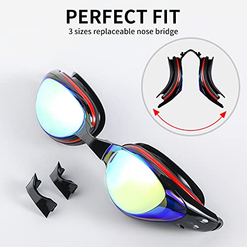 AIKOTOO Nearsighted Swim Goggles, Shortsighted Swimming Goggles