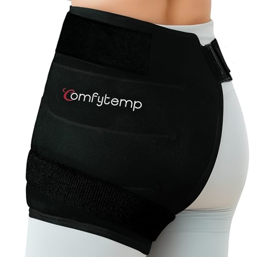 Comfytemp FSA Wearables Hip Ice Pack Wrap for Sciatica, Hip Replacement, Fracture, Ice Bags for Injuries, Reusable Gel Ice...