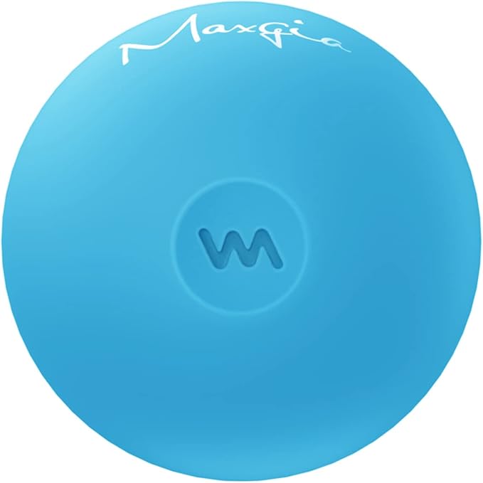 Maxgia 2" Mini Massage Ball, 5 Speeds Vibrating Massage Roller Ball for Palm, Hand, Foot, Leg, Neck, Back, Trigger Point M...