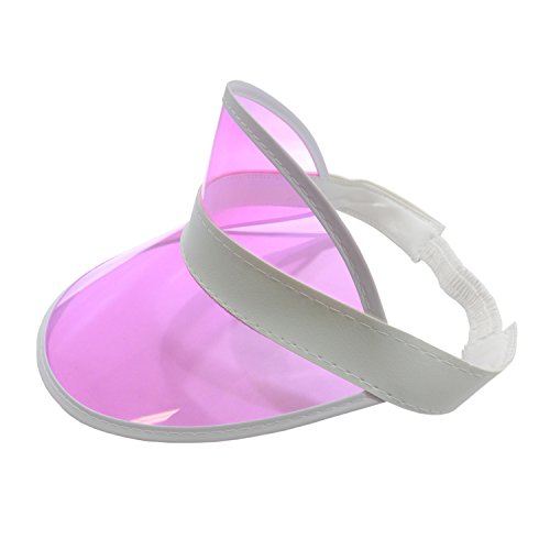 Nicky Bigs Novelties Girly Fantasy Set Tennis Beach Plastic Clear Sun Bingo Vegas Dealer Golf Visor