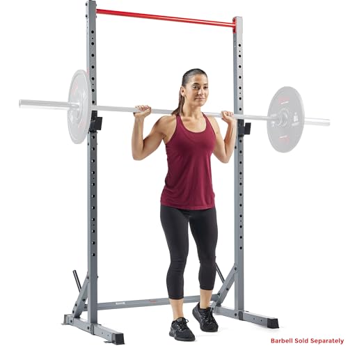 Sunny Health & Fitness Multifunctional Strength Training Home Gym – Complete Workout Equipment with Training Attachments, ...