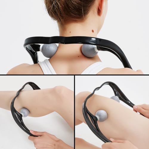 Dipua Neck Massager for Pain Relief Deep Tissue Self Trigger Point Shiatsu Shoulder & Back Massager for Neck, Shoulders, L...