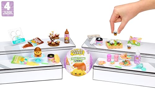 MGA's Miniverse Make It Mini Make It Mini Spring (3 Pack), Seasonal, Easter, Blind Pack, DIY, Crafts, Resin, Replica Food,...