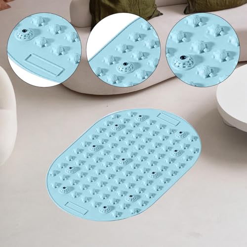 Kokiya Foot Pressure Point Acupressure Mat Non Slip Standing Pressure Point Mat Feet Massage Pad for Jogging Office Workin...