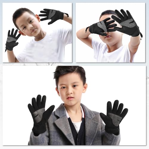 TRIWONDER Kids Ski Snow Gloves Winter Cold Weather Windproof Warm Snowboard Sport Mittens for Boys Girls