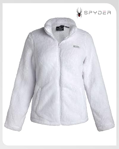 Spyder Womens Ski Jacket - Faux Fur Lined Insulated 3 in 1 Puffer Jacket - Reversible Quilted Winter Coats for Women