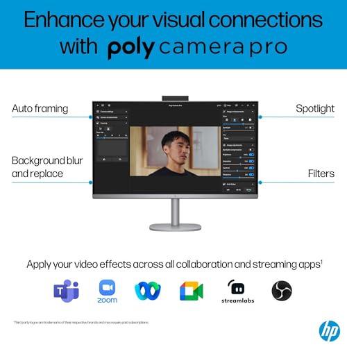 HP OmniStudio X 32 31.5" 4K UHD (3840x2160) All-in-One Desktop PC - Intel Core Ultra 7 258V up to 4.8 GHz, 32GB DDR5 RAM, ...