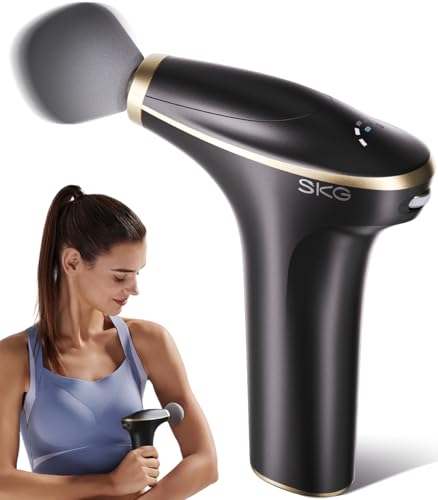 SKG Mini Massage Gun Deep Tissue for Women Men, FSA and HSA Eligible Birthday Gift for Women Men, 10mm Portable Percussion...