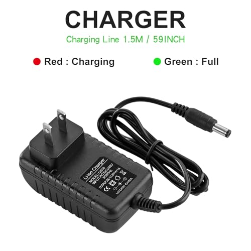 Massage Gun Charger 12v ~ 12.6v 1.0A Charger for 12.6v Massage Gun Power Cord Switch Power Supply