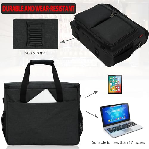 OUUTMEE Bartender Bag, Bartender Kit Travel Bag for Cocktail Shaker Set, Portable Carrying Case with Compartments for Wine...