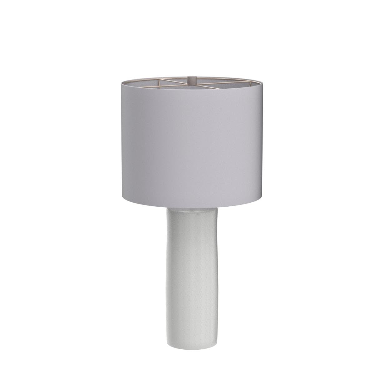 Signature Design by Ashley Table Lamp Set, Textured Ceramic, 25in, Solid White, Model L177904, 2 Count