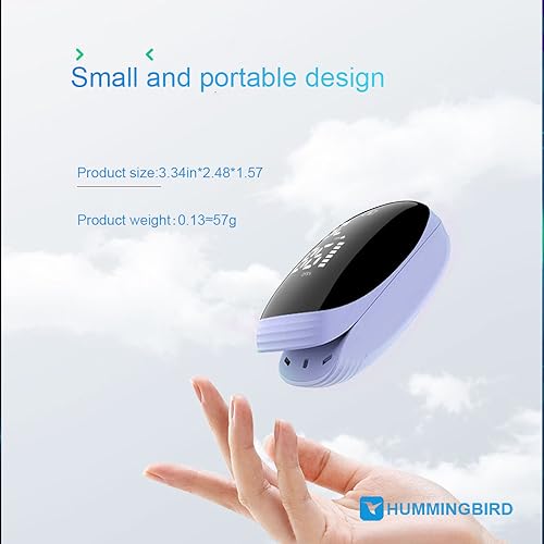 Fingertip Pulse Oximeter, Rechargeable Pulse Oximeter, Finger Pulse Oximeter, Blood Oxygen Meter Finger, Pulse OX with Lan...