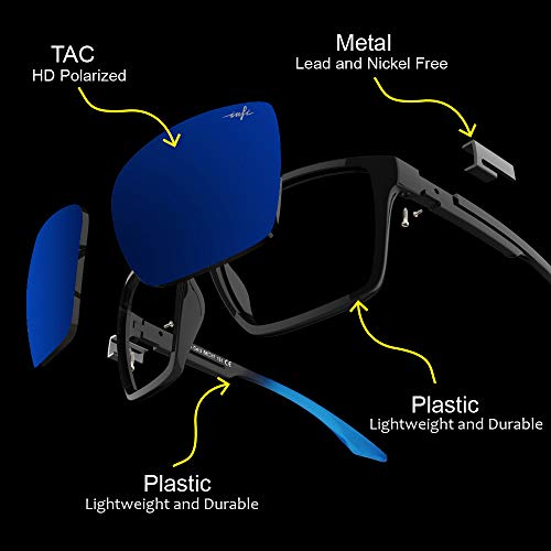 INFI Fishing Polarized Sunglasses for Men Driving Running Golf Sports Glasses Square UV Protection Designer Style Unisex