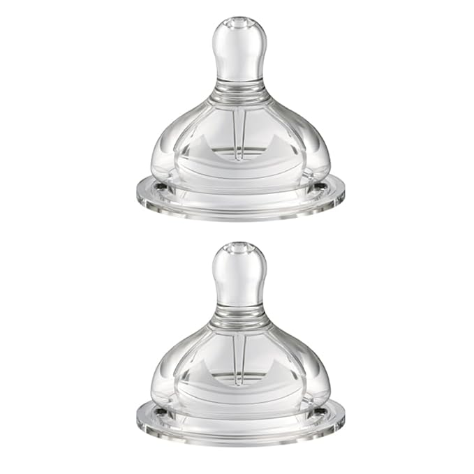 Baby Bottle Nipple, 100% Silicone,Replacement Baby Bottle Nipple for Babies, Newborn,Preemie 0-3 0-6 6-12 12+ Months