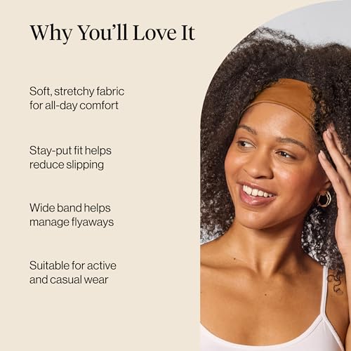 Kitsch Headbands for Women Non Slip - Running Headbands for Girls, Ideal for Working Out, Yoga, Gym, or Lounging | Stretch...