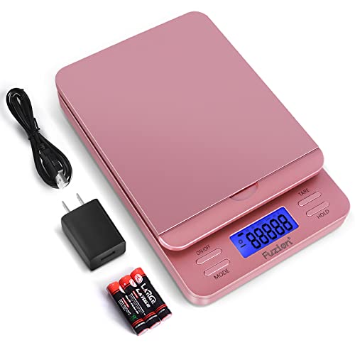 Fuzion Shipping Scale, Digital Postage Scale for Packages 86 lb/0.1oz with Hold and Tare, Postal Scale with Flip Holder, P...
