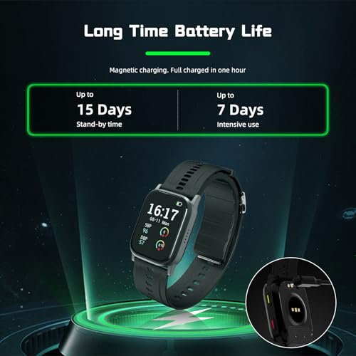 Blood Pressure Monitor with FDA 510(k) Clearance,Blood Pressure Monitor Watch with Heart Rate,Blood Oxygen (Wellness), Ped...
