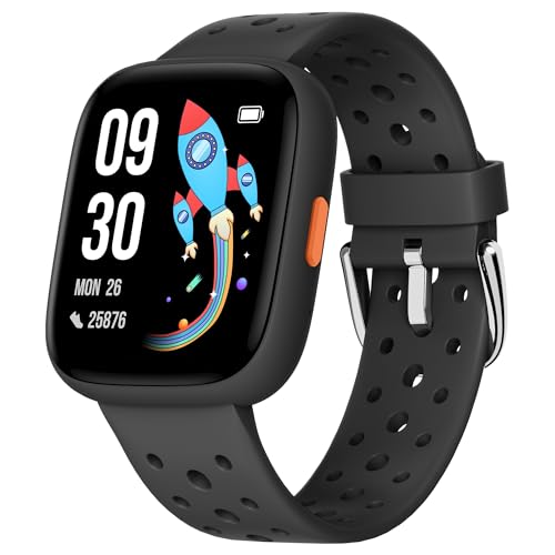 BIGGERFIVE Smart Watch for Kids, 1.8" Fitness Tracker Watch Pedometer, Heart Rate, Sleep Monitor, IP68 Waterproof, Calorie...