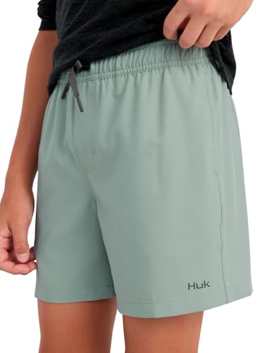 HUK Boys Pursuit Volley Short, Quick-Dry Fishing Shorts for Kids