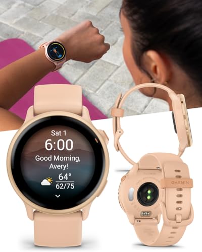 Wearable4U Garmin Vivoactive 6 - Health & Fitness Smartwatch, 1.2 in Bright AMOLED Display, GPS Sports Tracking, Up to 11 ...