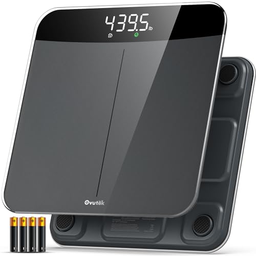 Ovutek Bathroom Scales Digital Weight, Topnotch Quality 450lb Weight Scale, Most Accurate to 0.05lb, Automatic Weighing Sc...