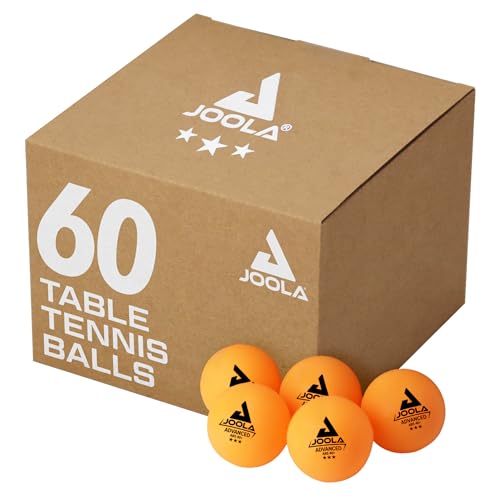 JOOLA Training 3 Star Table Tennis Balls 12, 60, or 120 Pack - 40+mm Regulation Bulk Ping Pong Balls for Competition and R...