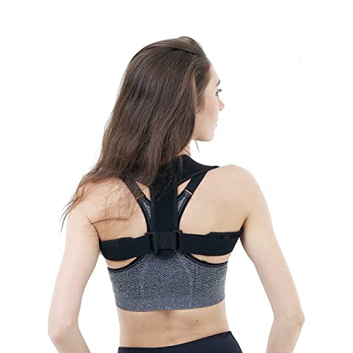 HLOES Posture Corrector for Women and Men,Adjustable Upper Back Brace, Breathable Back Support straightener, Providing Pai...