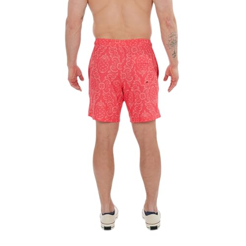 SAXX Underwear Co. Men's Oh Buoy 2N1 Volley 7" Stretch Lined Swim Trunk