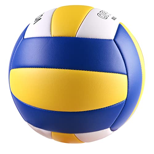 YANYODO Official Size 5 Volleyball Indoor Outdoor Volleyball Ball for Game Gym Training Beach Play Lightweight Soft Touch ...