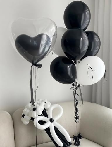 Black Balloons 12 Inch –24pcs Latex Party Balloons for Birthday, Baby Shower, DIY Party Decorations, Perfect for Small Gat...