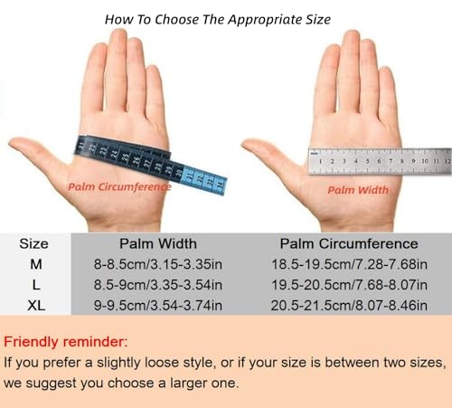 EXCEREY Cycling Gloves Mountain Bike Gloves for Outdoor Sports, Driving, Climbing for Men & Women