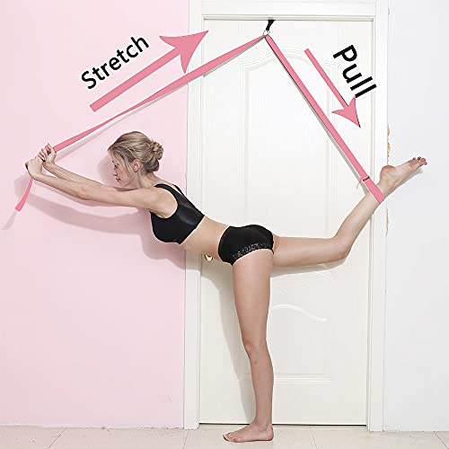 tchrules Door Leg Stretcher, Door Flexibility & Stretching Leg Strap - Great for Ballet Cheer Dance Gymnastics or Any Spor...