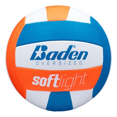 Baden | Softlight VXT2 | No Sting FlexFoam Cover | Youth Oversized Training Volleyball | K-5 Youth Players | 20% Larger + ...